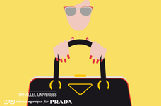 Prada：文艺梦幻的动画海报 